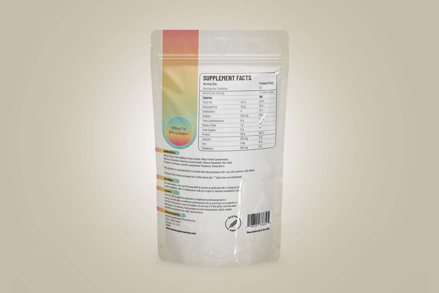 Chocolate Protein Ice Cream Mix